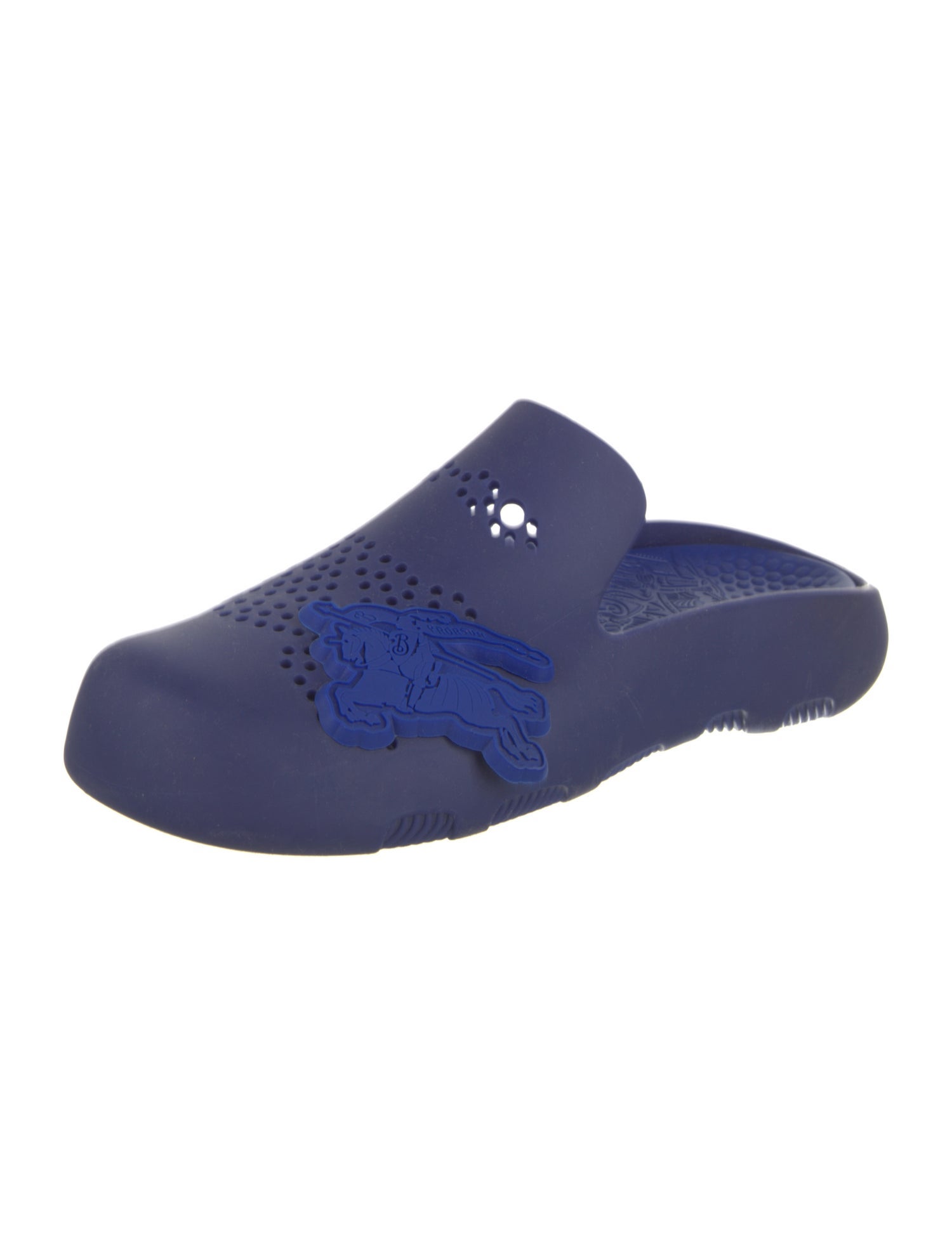 Burberry Rubber Lasercut Accents Mules