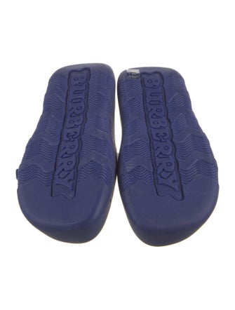 Burberry Rubber Lasercut Accents Mules