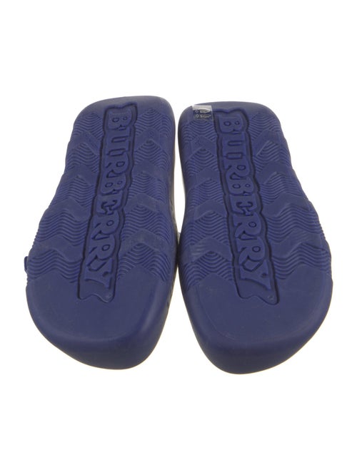 Burberry Rubber Lasercut Accents Mules