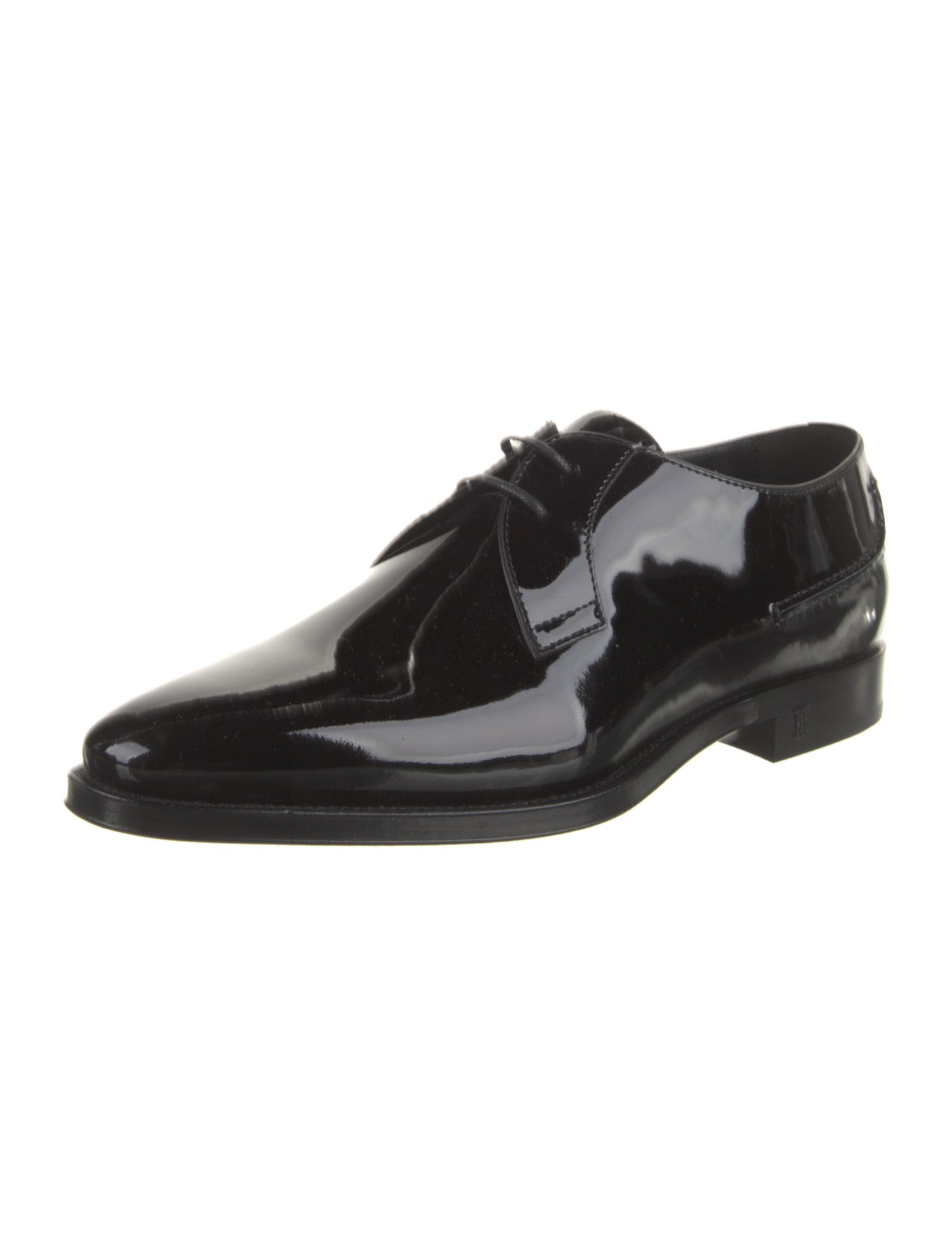Burberry Patent Leather Dress Loafers