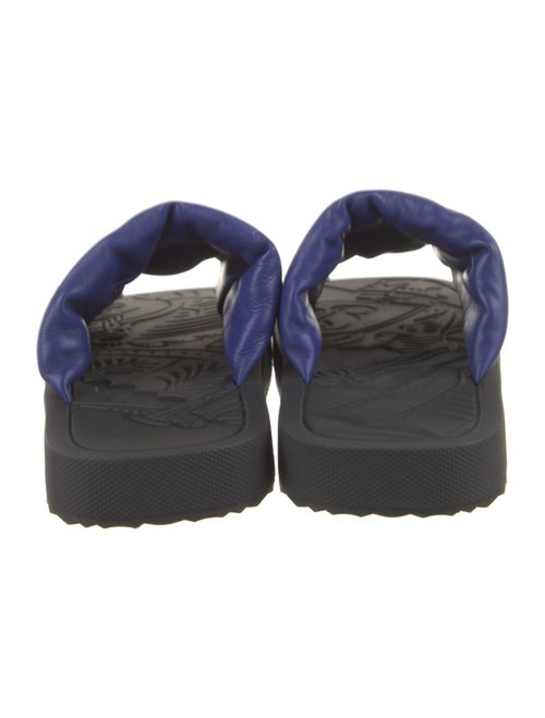 Burberry Leather Colorblock Pattern Sandals