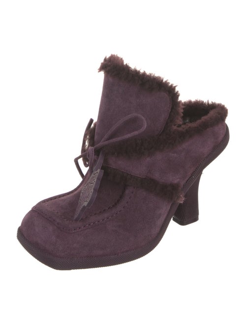 Burberry Suede Mules