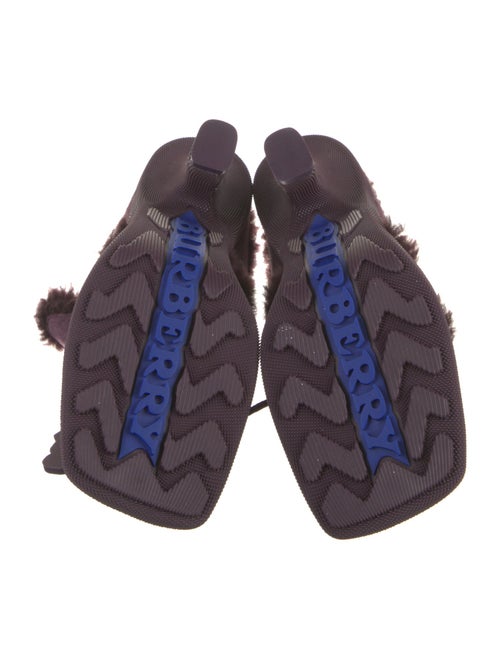 Burberry Suede Mules