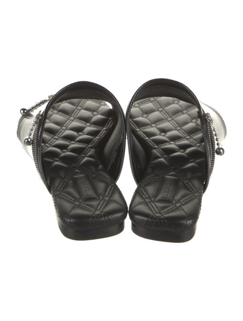 Burberry Leather Printed Slides