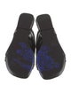Burberry Leather Printed Slides