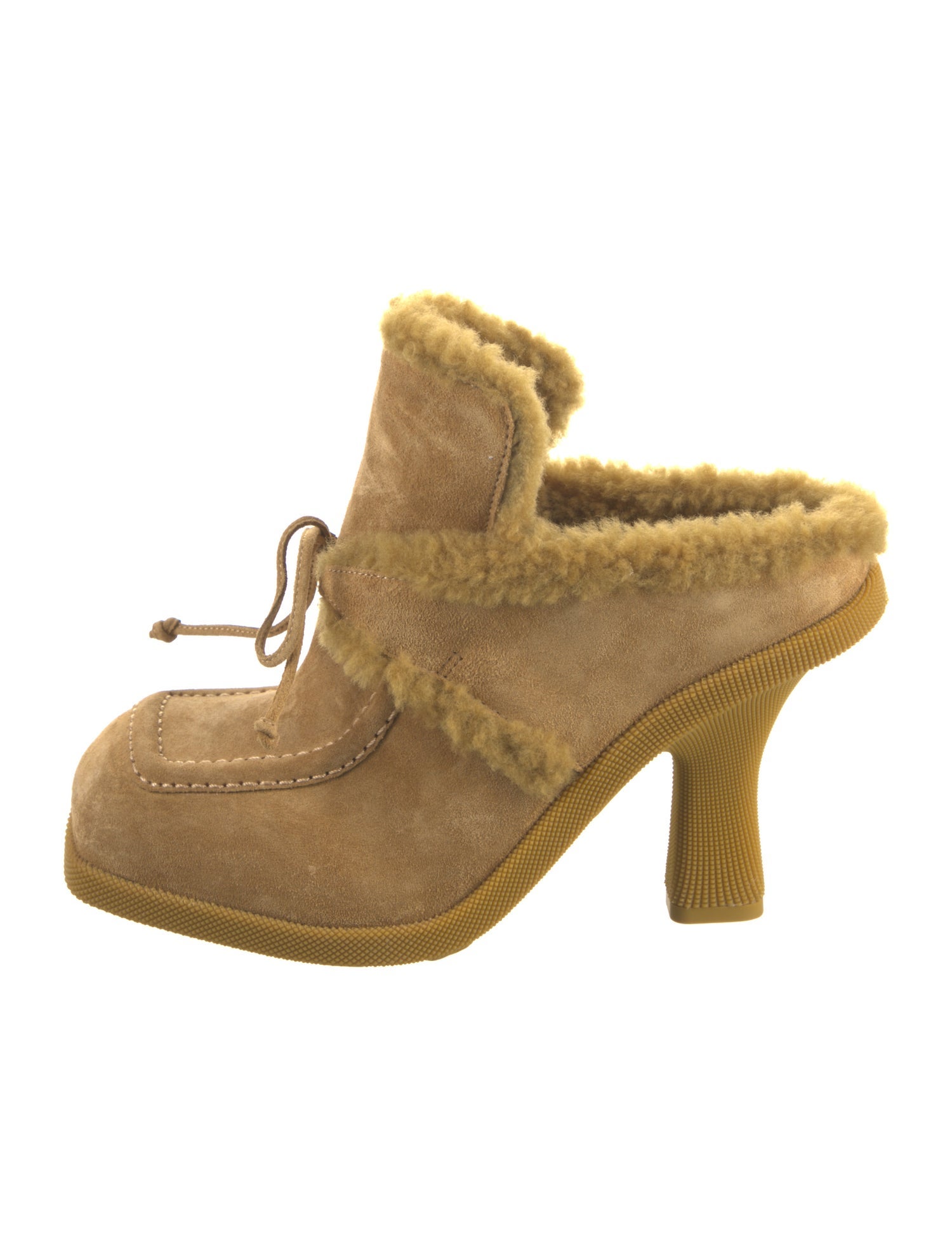 Burberry Suede Mules w/ Tags