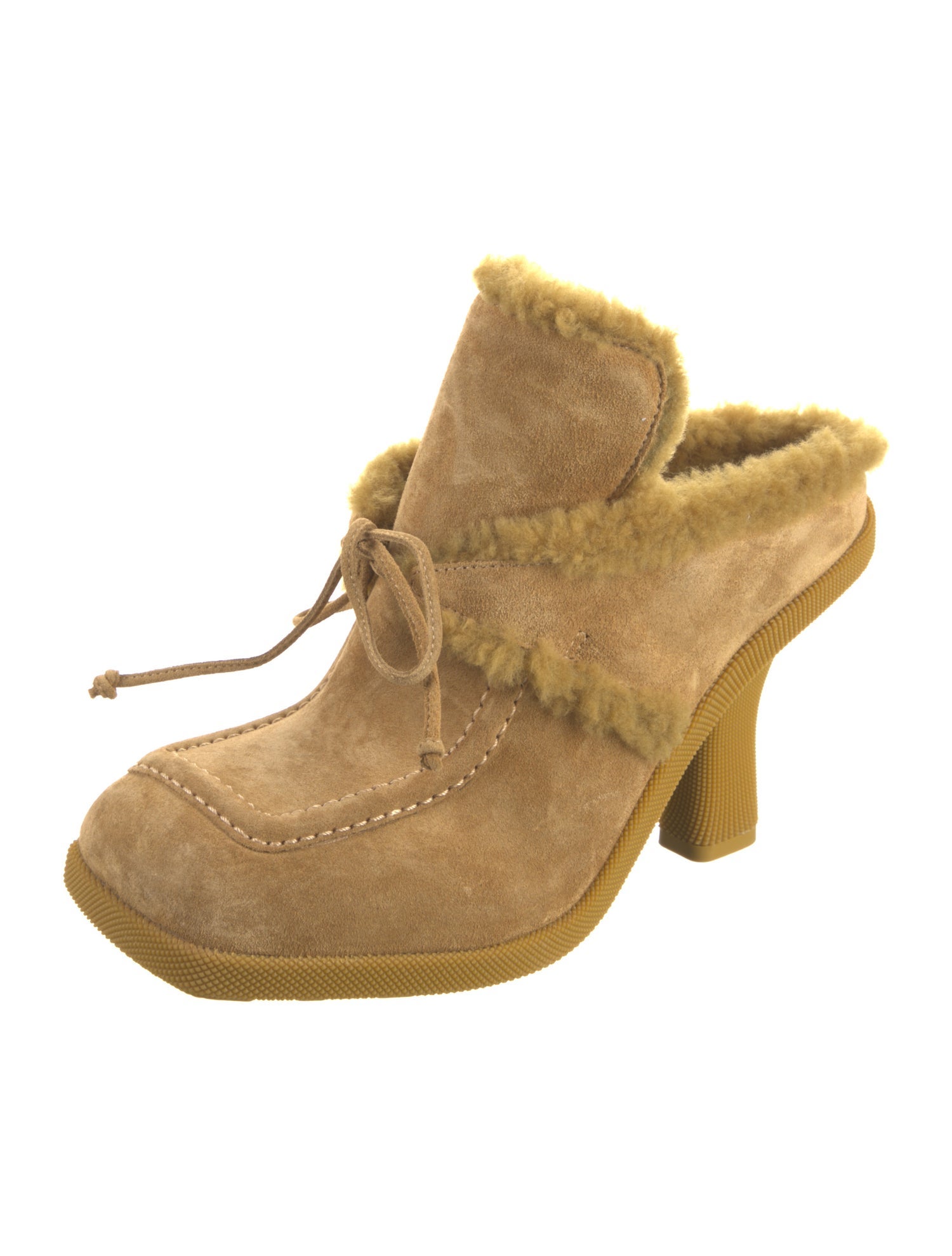 Burberry Suede Mules w/ Tags