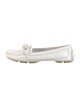 Burberry Patent Leather Chain-Link Accents Loafers