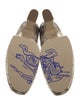 Burberry Leather Printed Pumps