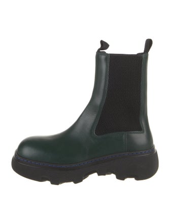 Burberry Leather Chelsea Boots