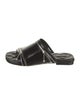 Burberry Leather Printed Slides