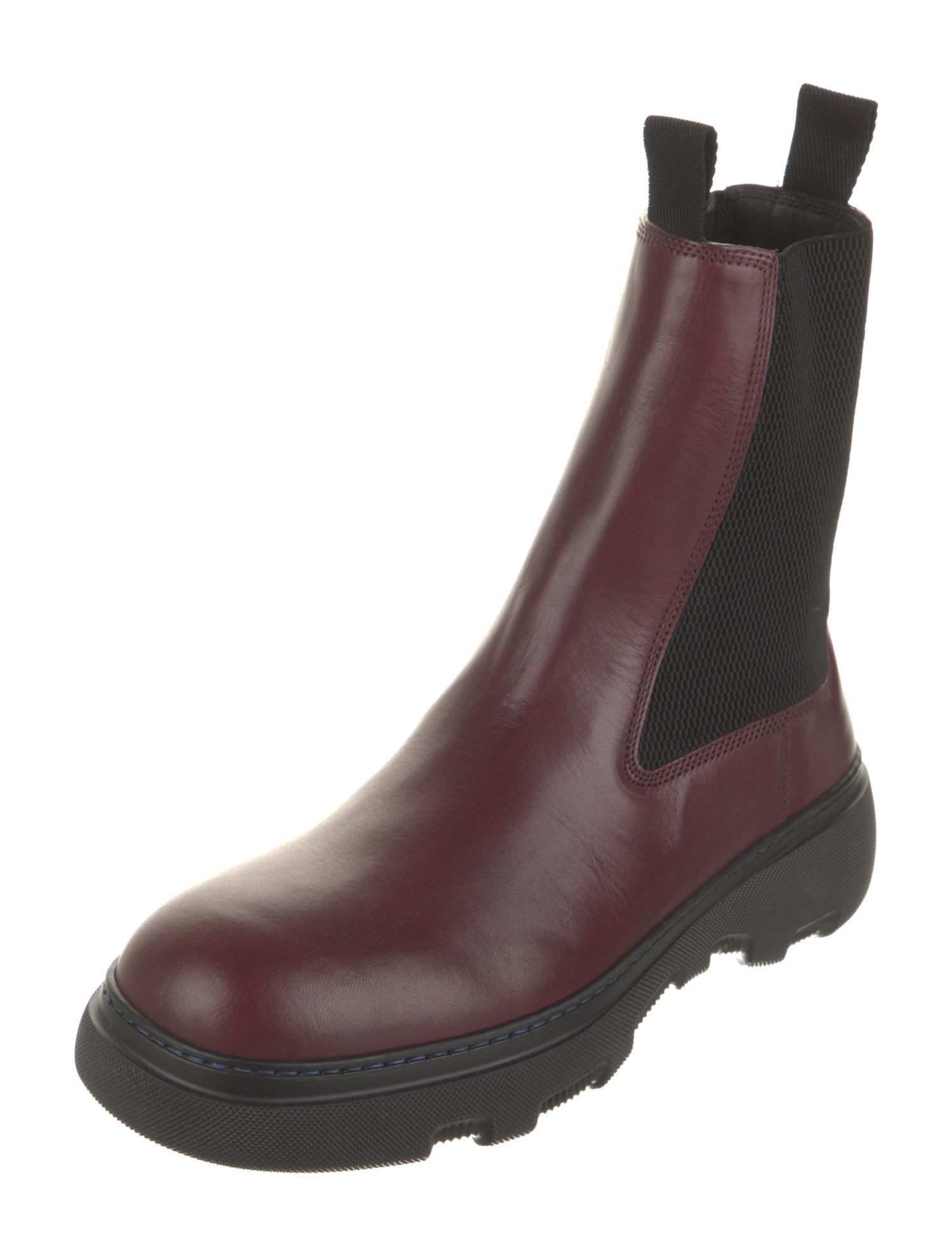 Burberry Leather Chelsea Boots