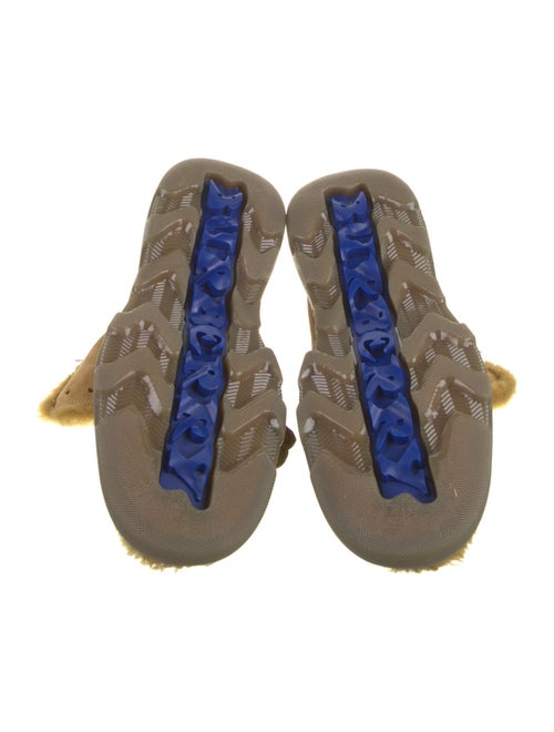 Burberry Suede Lace-Up Boots