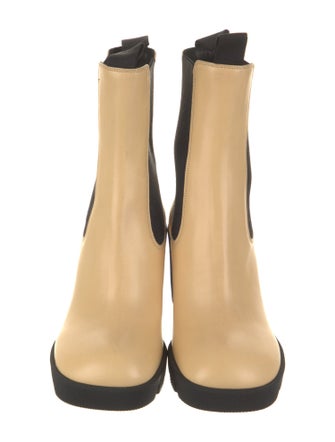Burberry Leather Chelsea Boots