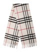 Burberry Cashmere Nova Check Pattern Scarf