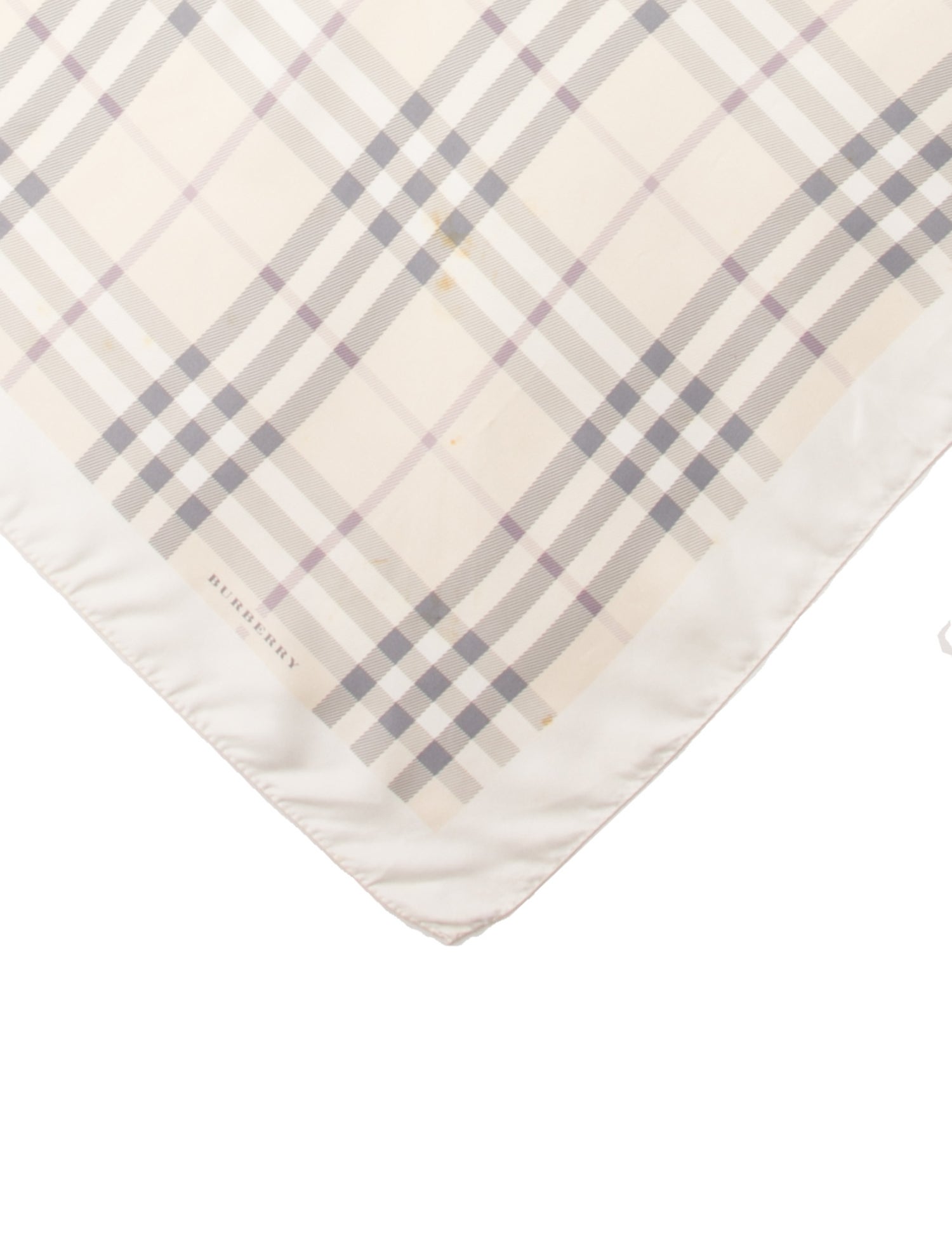 Burberry London Silk Vintage Check Scarf