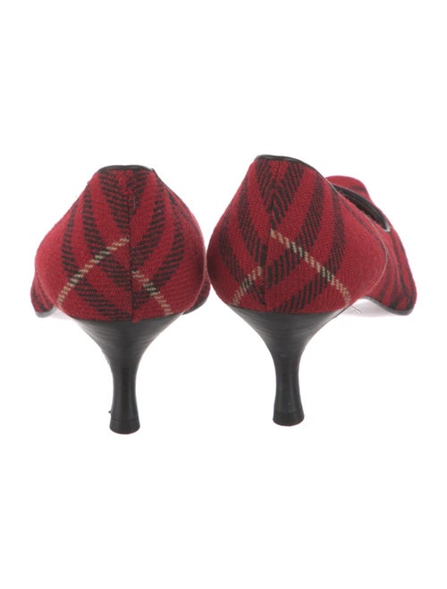 Burberry Nova Check Pattern Canvas Pumps