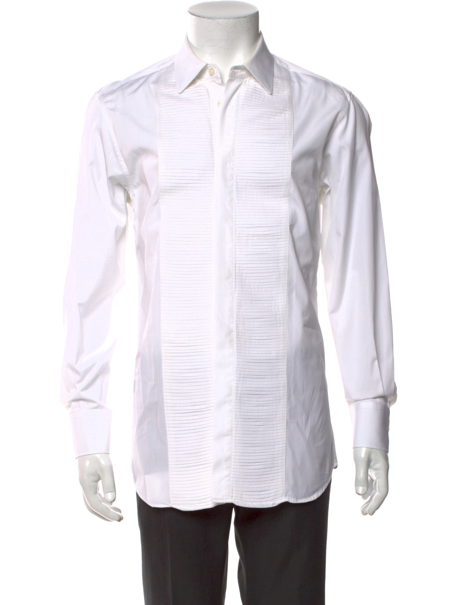 Burberry Prorsum Long Sleeve Tuxedo Shirt