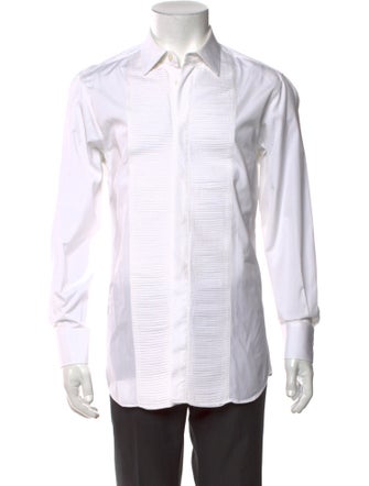 Burberry Prorsum Long Sleeve Tuxedo Shirt