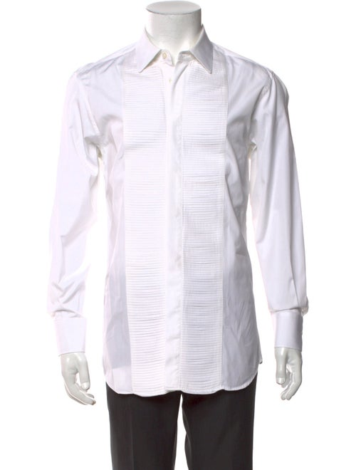 Burberry Prorsum Long Sleeve Tuxedo Shirt