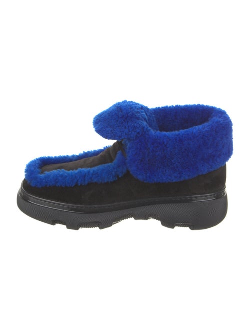 Burberry Suede Lace-Up Boots