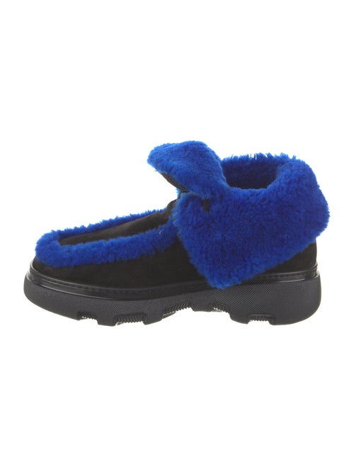 Burberry Suede Lace-Up Boots