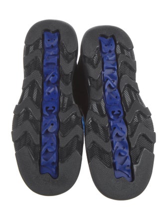 Burberry Suede Fur Trim Boots