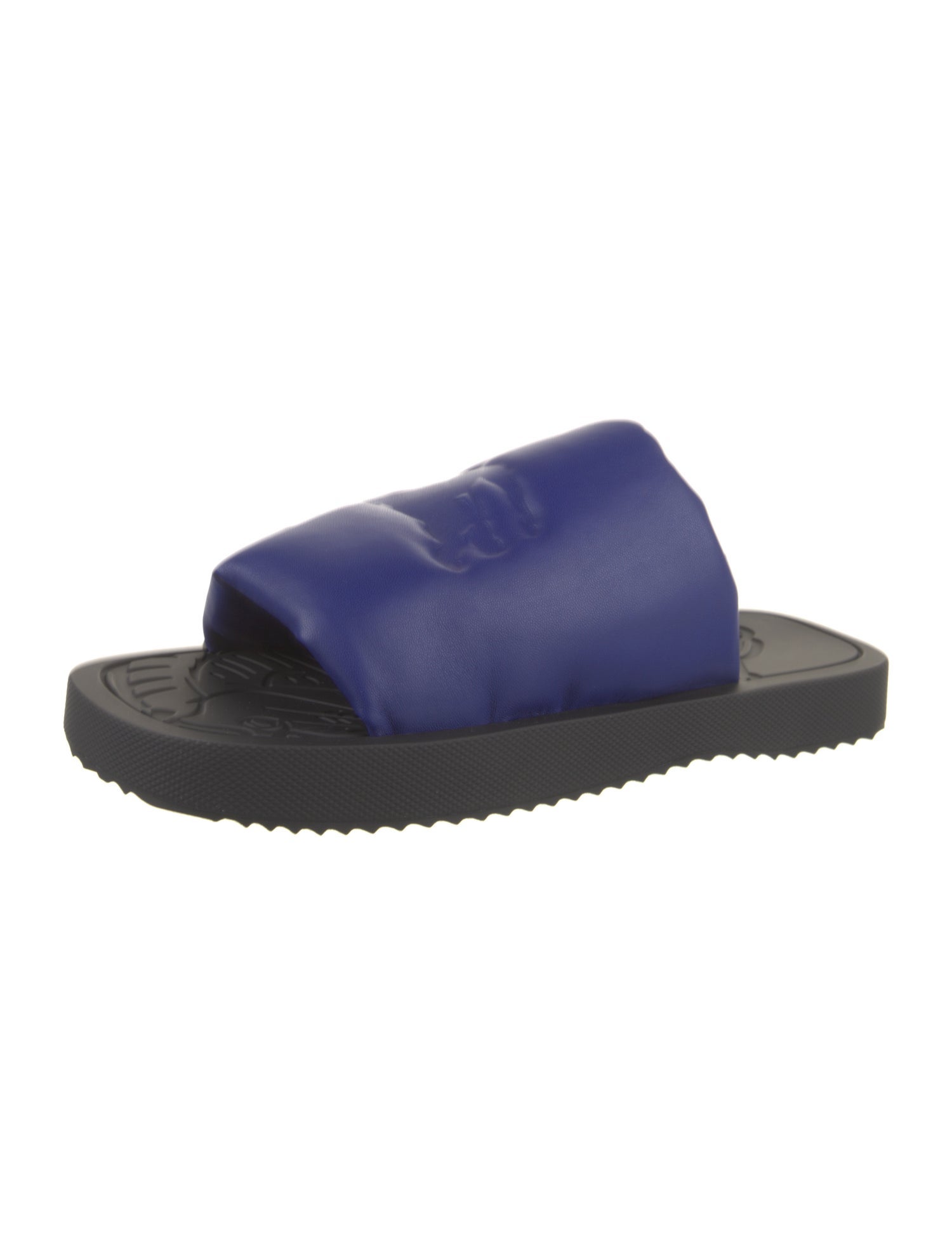 Burberry Rubber Colorblock Pattern Slides