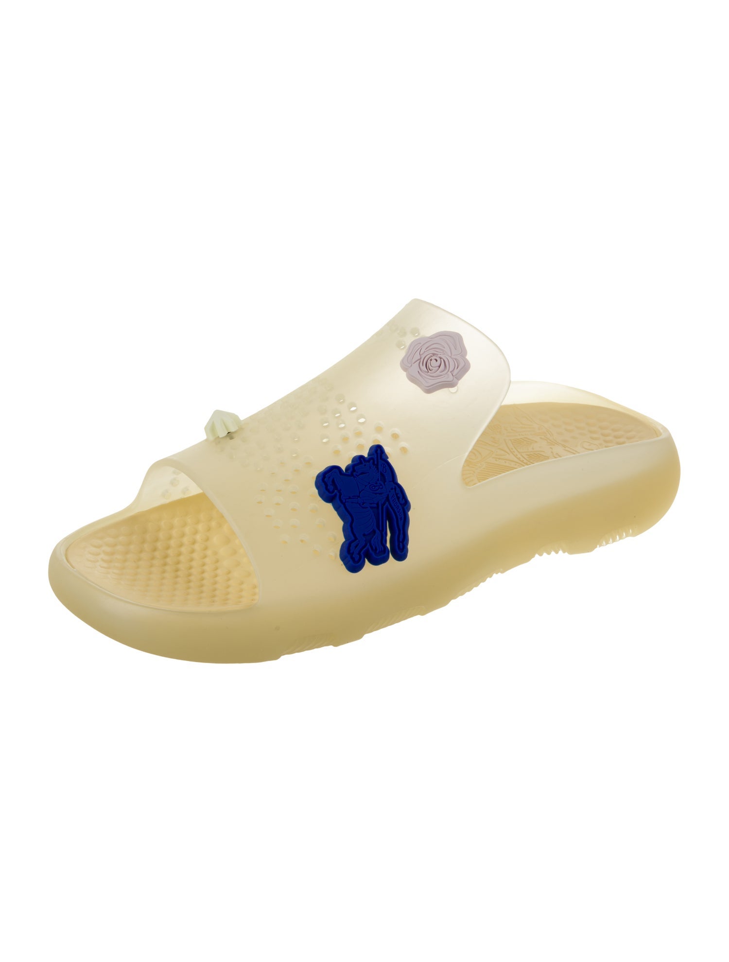 Burberry Rubber Printed Slides w/ Tags