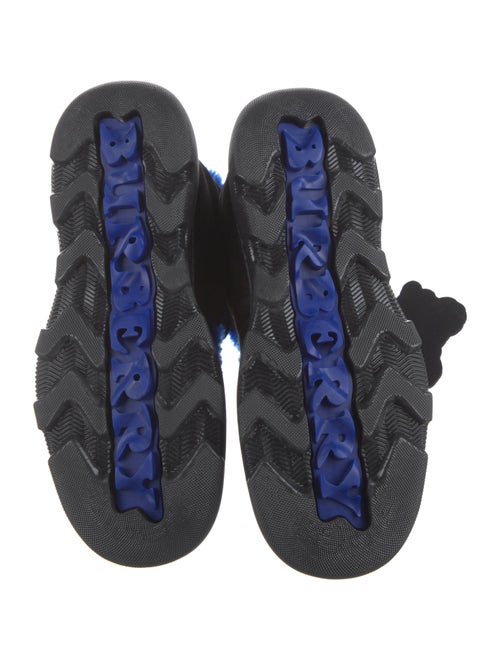 Burberry Suede Fur Trim Boots