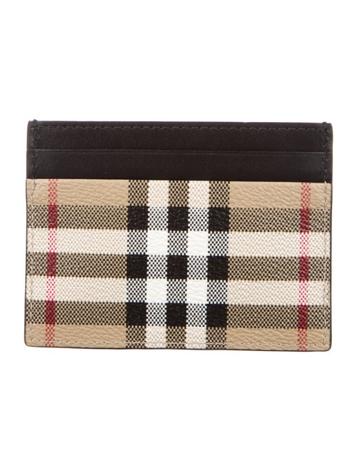 Burberry House Check Pattern Card Holder