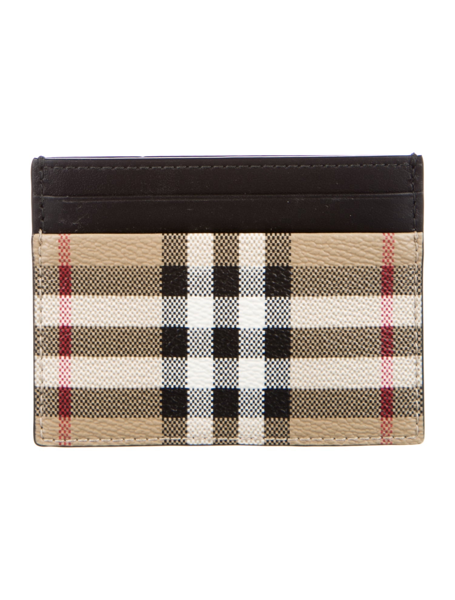 Burberry House Check Pattern Card Holder
