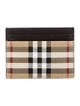 Burberry House Check Pattern Card Holder