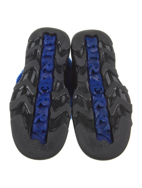 Burberry Suede Fur Trim Boots