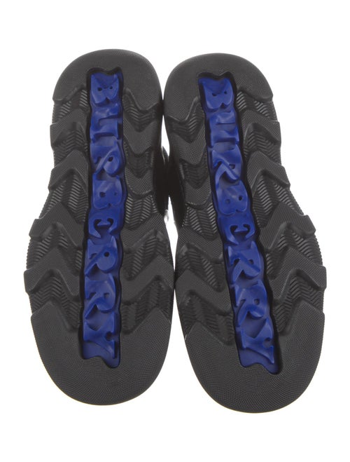 Burberry Leather Mesh Accents Chelsea Boots