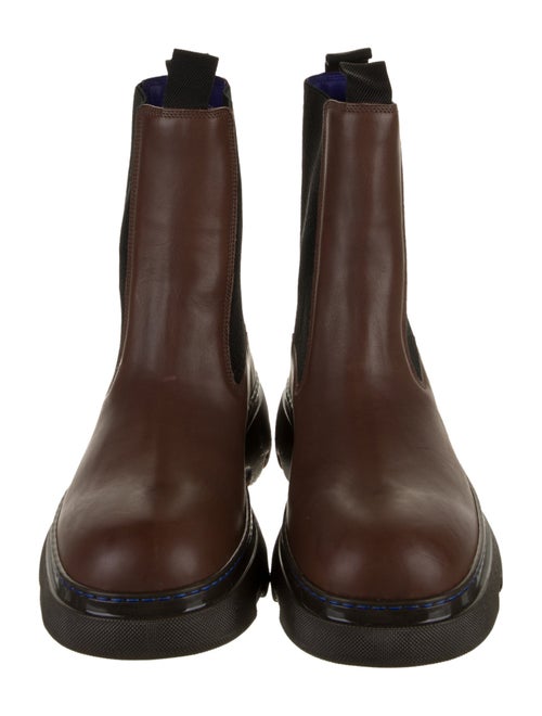 Burberry Leather Chelsea Boots