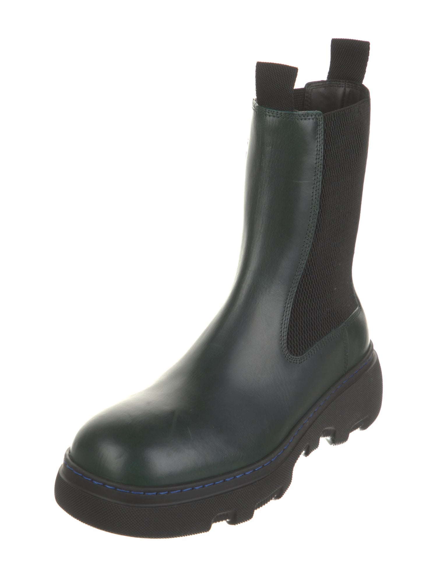 Burberry Leather Chelsea Boots