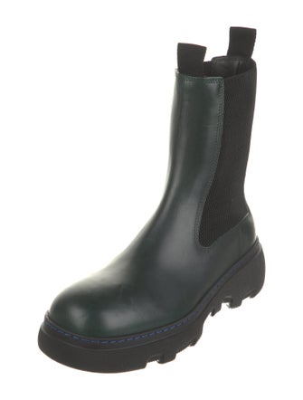 Burberry Leather Chelsea Boots