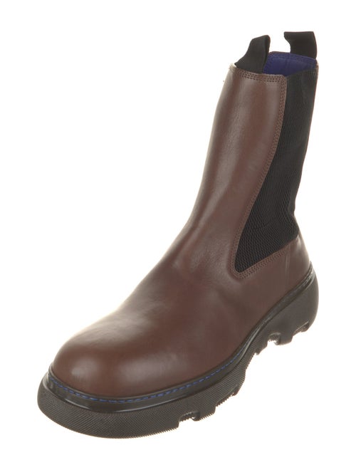 Burberry Leather Chelsea Boots