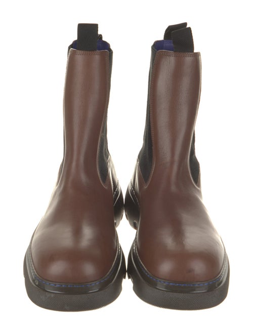 Burberry Leather Chelsea Boots