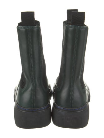 Burberry Leather Chelsea Boots