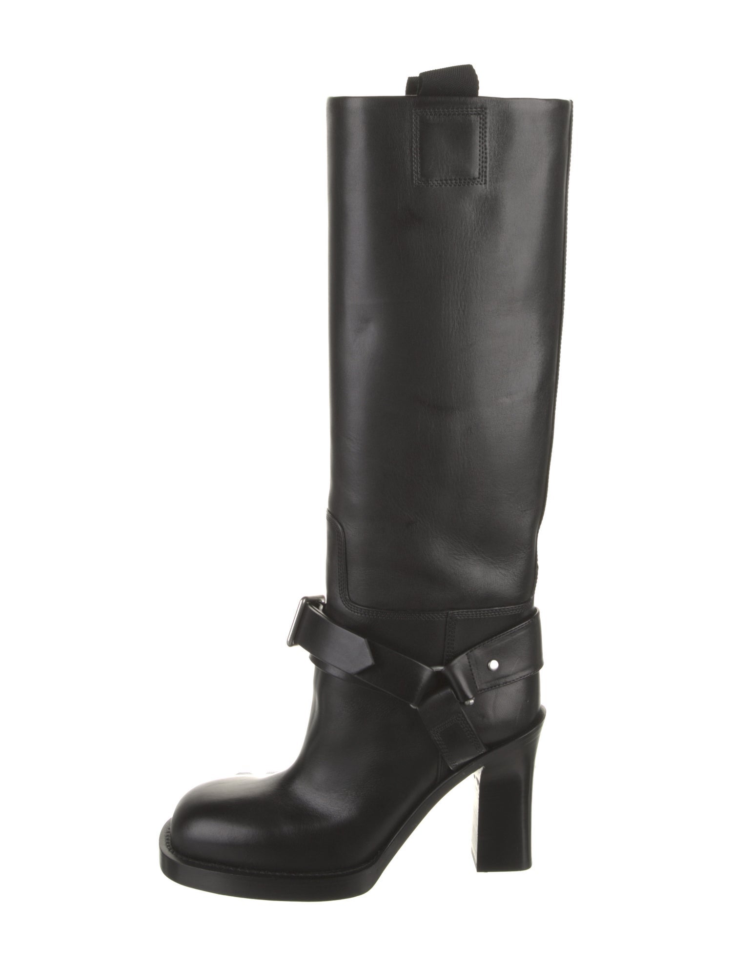 Burberry Leather Riding Boots