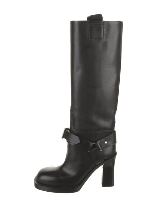 Burberry Leather Riding Boots