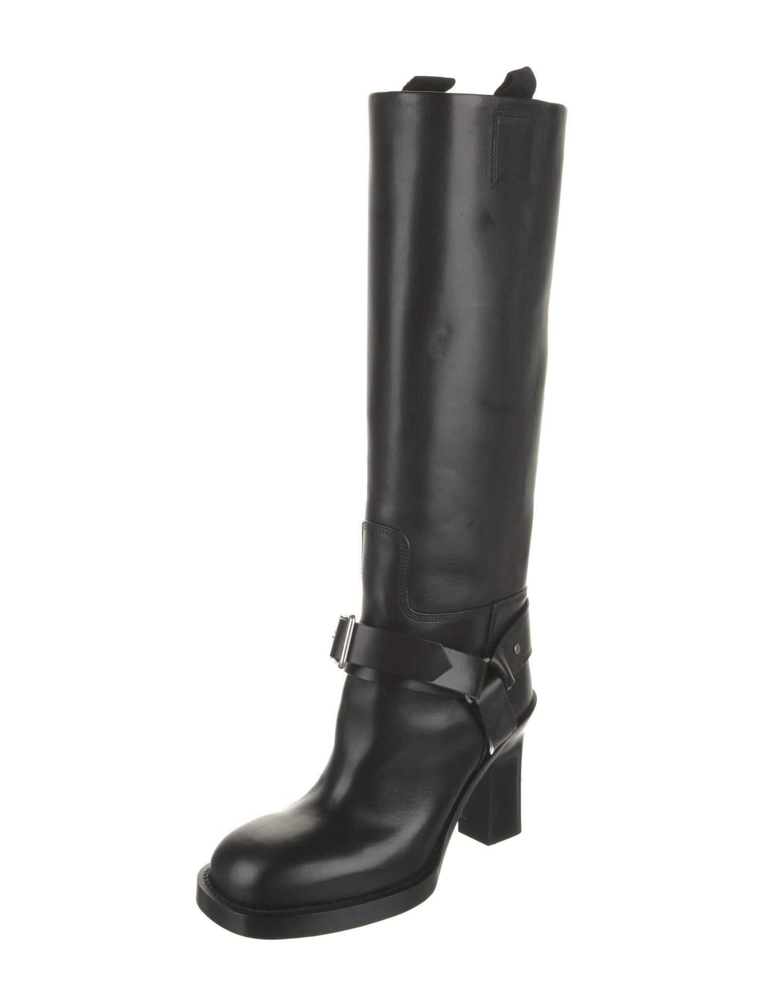 Burberry Leather Riding Boots
