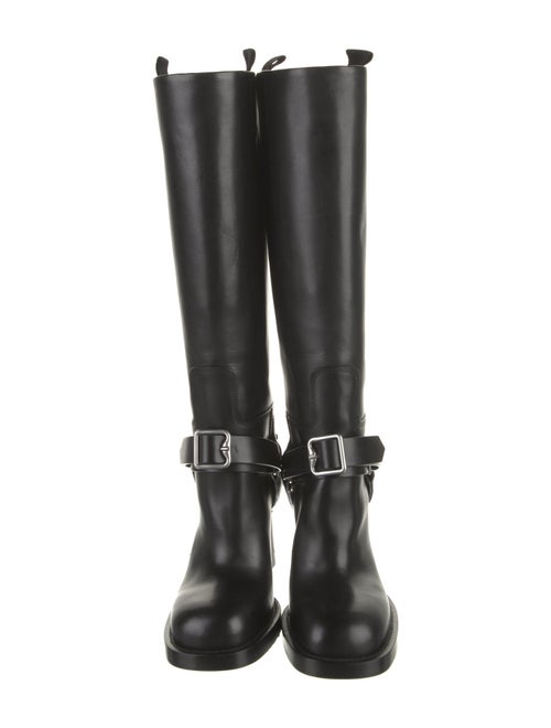Burberry Leather Riding Boots