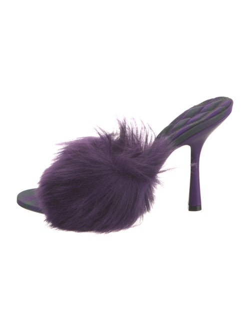 Burberry Faux Fur Slides