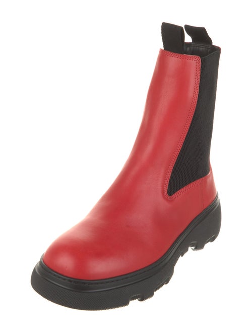 Burberry Leather Chelsea Boots