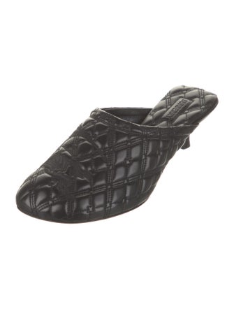 Burberry Leather Mules