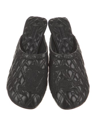 Burberry Leather Mules