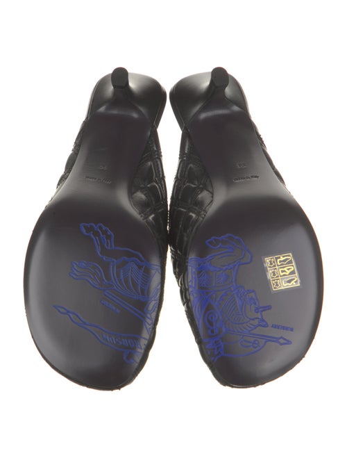 Burberry Leather Mules